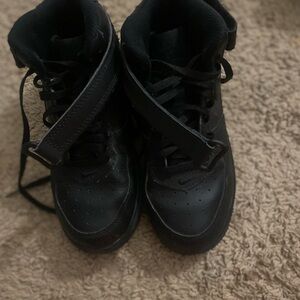 Nike Kids Black High-Top Sneakers